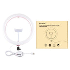 30cm Usb Dual Colour Led Ring Light with Phone Clamp - Pink