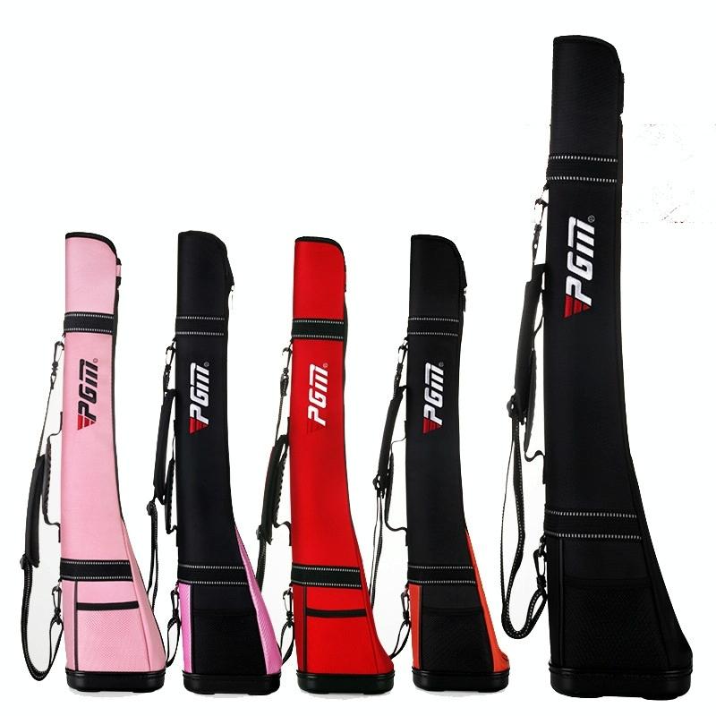 Lightweight Golf Shoulder Bag - Nylon Material - Pink