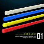 2-pack Golf Alignment Sticks for Accurate Ball Direction - Red Fiberglass - Yellow With Package