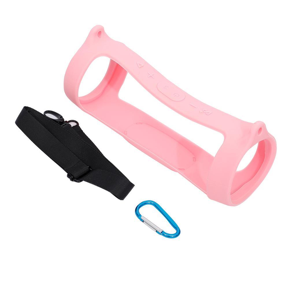 Jbl Charge 4 Speaker Cover with Strap & Carabiner - Portable Silicone Protection - Mint Green