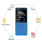 8Gb Portable Lcd Fm Radio Mp3 Mp4 Player - Blue 8Gb