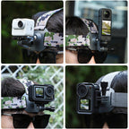 Adjustable 360 Degree Head Strap for Action Cameras - Grey
