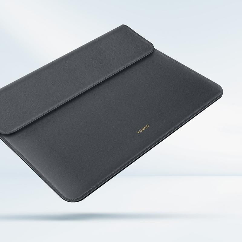 13 Inch Leather Laptop Protective Bag for Matebook x - Grey