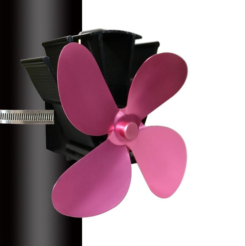 Thermodynamic Wall Mounted Fireplace Fan - no Magnets - Blue