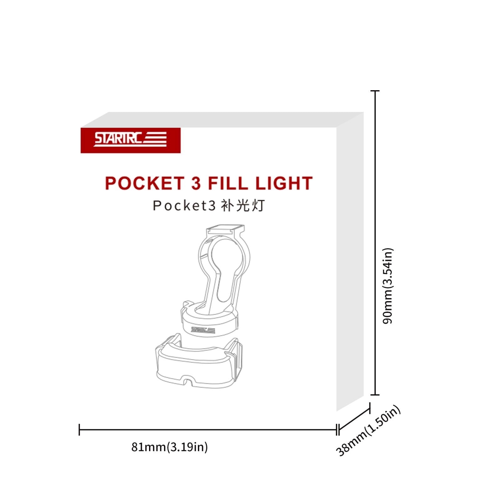 Magnetic Fill Light Kit For Dji Pocket Grey