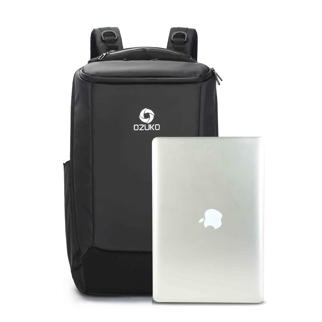 Small Waterproof Usb Outdoor Shoulder Backpack - Grey