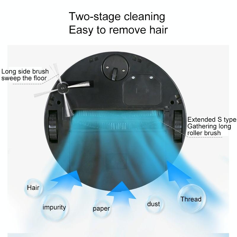 Smart Household Sweeping Robot - Grey