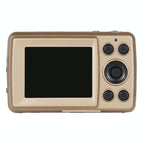 16Mp 4X Zoom Hd Digital Video Camera With 2.4 Tft Screen - Gold
