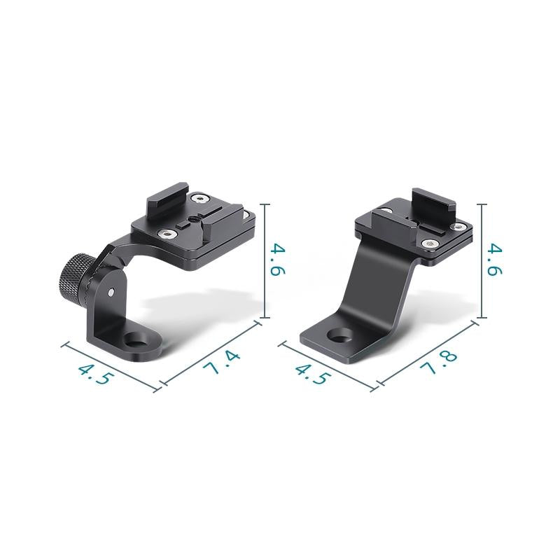 Universal Motorcycle Phone Bracket for Action Cameras - Blue