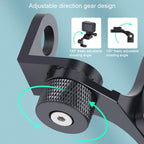 Universal Motorcycle Phone Bracket for Action Cameras - Blue