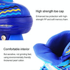 Kids' Double-row Roller Skates - Full-flash White Size m - Blue