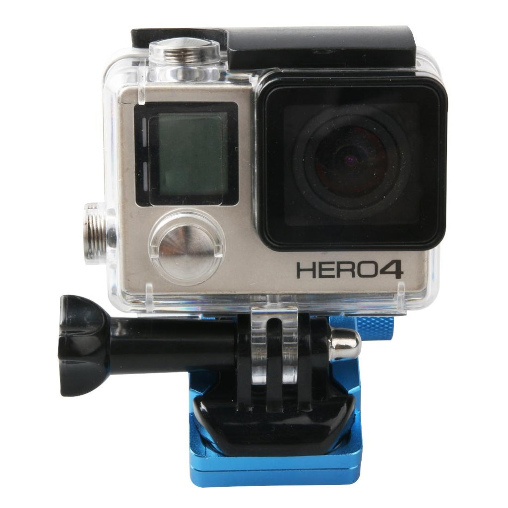 Universal Rearview Mirror Mount for Action Cameras - Blue