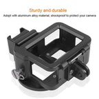 Aluminum Protective Cage with Insurance Frame and 52mm Uv Lens for Gopro Hero7 / 6 / 5 - Blue