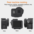 Aluminum Protective Cage with Insurance Frame and 52mm Uv Lens for Gopro Hero7 / 6 / 5 - Blue