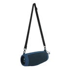 Portable Silicone Speaker Cover with Shoulder Strap & Carabiner for Jbl Charge 5 - Blue