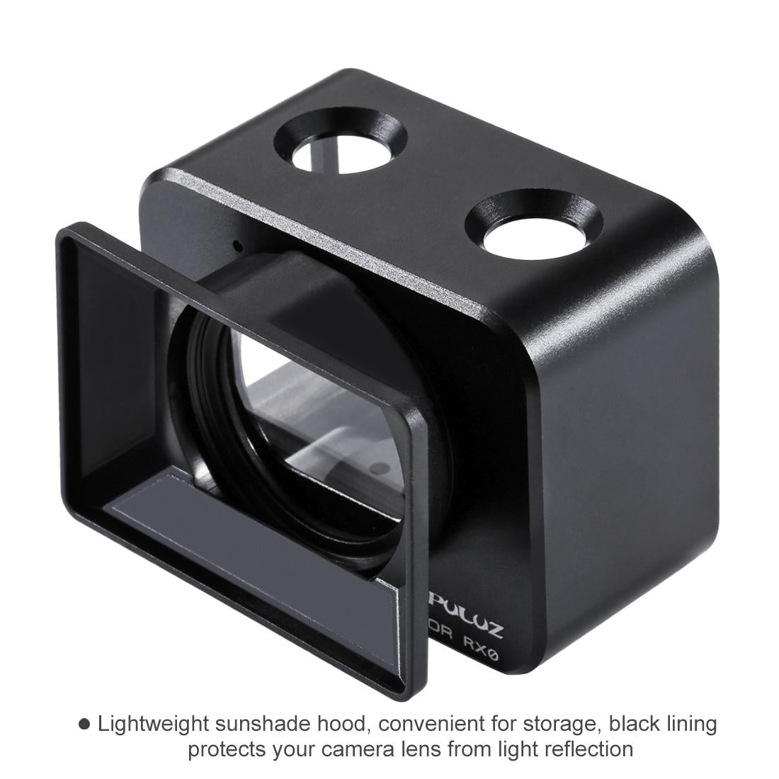 Sony Rx0 Protective Cage with 37mm Lens and Sunshade - Red