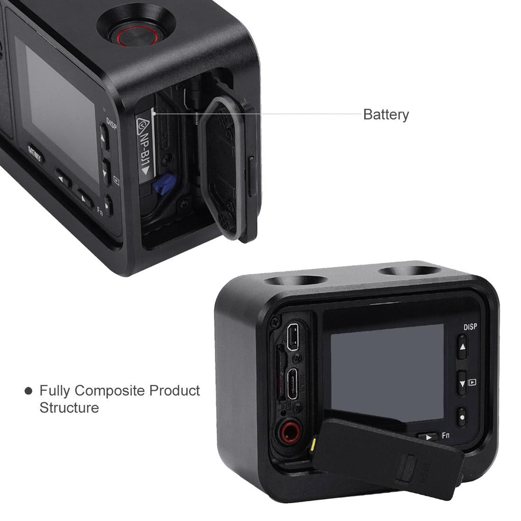 Sony Rx0 Protective Cage with 37mm Lens and Sunshade - Red