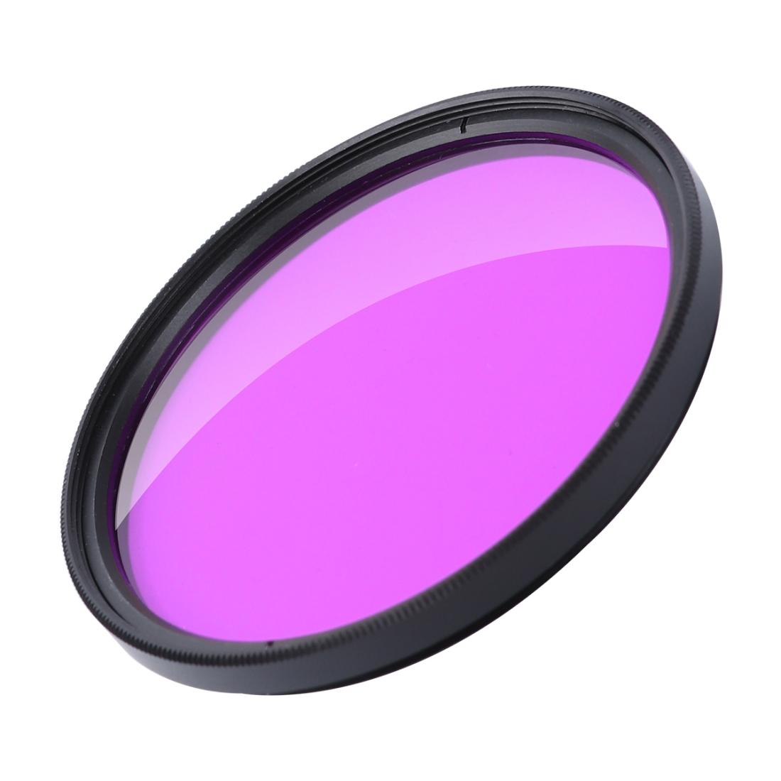 58mm Dive Housing Lens Filter for Gopro Hero8 with Waterproof Case - Red