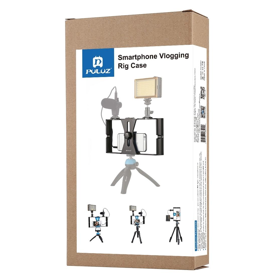 Vlogging Live Broadcast Led Selfie Light Kit With Tripod Head - Red