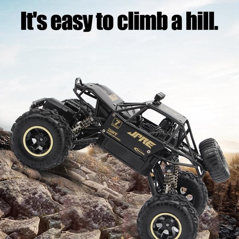 Off-road Climbing Car with 2.4ghz Remote Control and Double Motors - Red