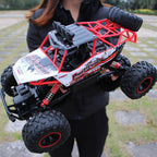 Off-road Climbing Car with 2.4ghz Remote Control and Double Motors - Red