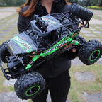 Off-road Climbing Car with 2.4ghz Remote Control and Double Motors - Red