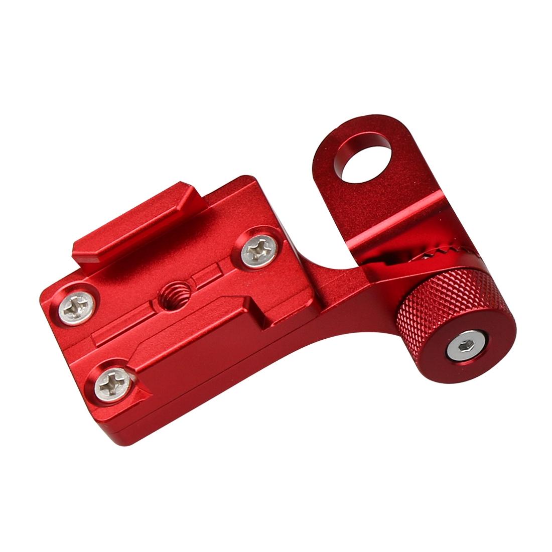Universal Rearview Mirror Mount for Action Cameras - Red