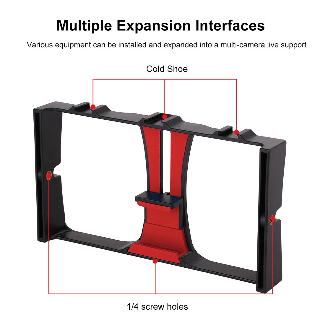 Smartphone Video Rig For Vlogging And Filmmaking - Red
