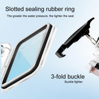Waterproof Case for Gopro Hero8 with Touch Back Cover and Colour Lens Filter - 45m - Red
