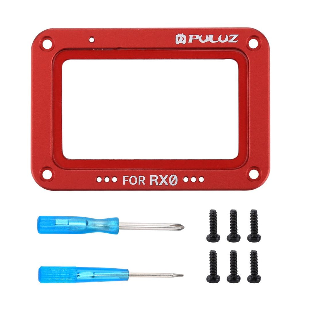 Sony Rx0 / Rx0 Ii Lens Protector - Aluminum Alloy Flame Tempered - Red