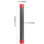 35cm Carbon Fiber Monopod Extension for Gimbal - Red