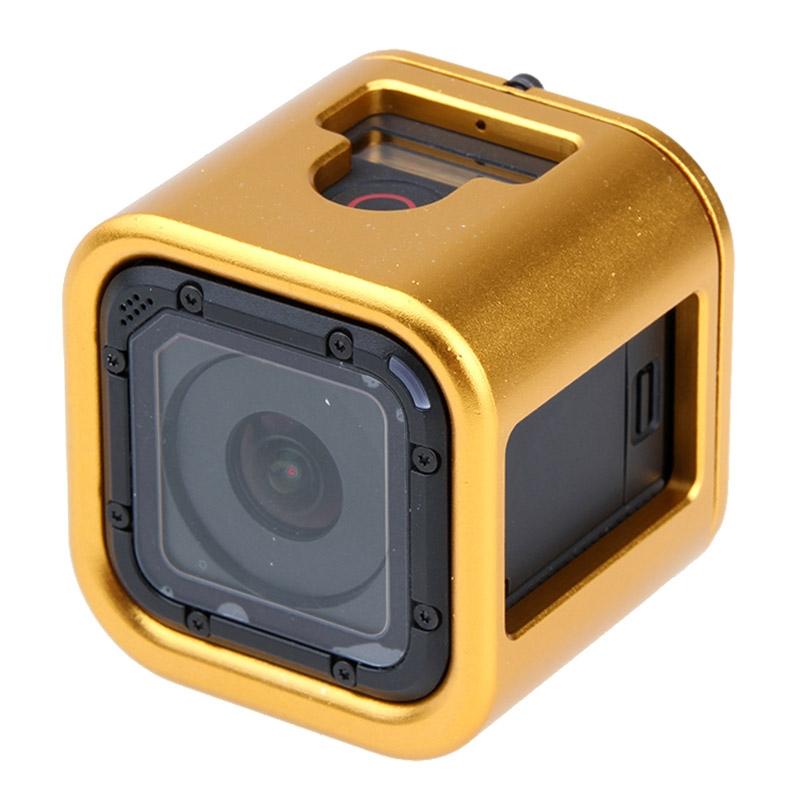 Aluminum Protective Cage for Gopro Session Cameras - Silver