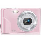 36mp 2.7k Full Hd Digital Camera with 16x Zoom for Children - 2.4 Inch Screen - Silver