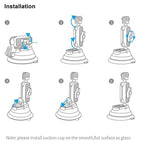 Universal Suction Cup Phone Holder for Action Cameras