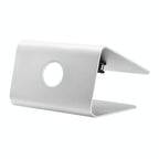 Classic Aluminum Cooling Stand with Fan for Mac Ipad and Laptops - Silver