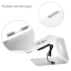 Classic Aluminum Cooling Stand with Fan for Mac Ipad and Laptops - Silver