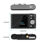 2.7k Full Hd 44mp 16x Zoom 2.88 Digital Camera for Kids - Silver