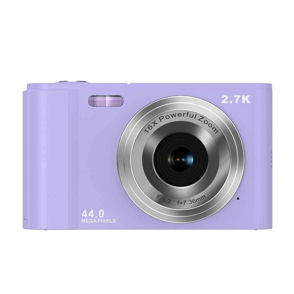 2.7k Full Hd 44mp 16x Zoom 2.88 Digital Camera for Kids - Silver