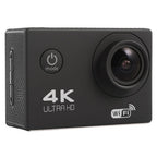 170 Degree Wide Angle Wifi Action Camera with Waterproof Case - Supports 64gb Micro Sd - Silver
