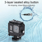 Waterproof Housing for Gopro Hero8 with Mount Filters Strap and Anti-fog Inserts