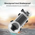 Waterproof Dive Case for Insta360 X3 - 50m Depth