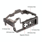 Video Camera Cage Stabilizer - Handleless Bronze for Canon Eos R5 / R6