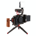 Video Camera Cage Stabilizer - Handleless Bronze for Canon Eos R5 / R6