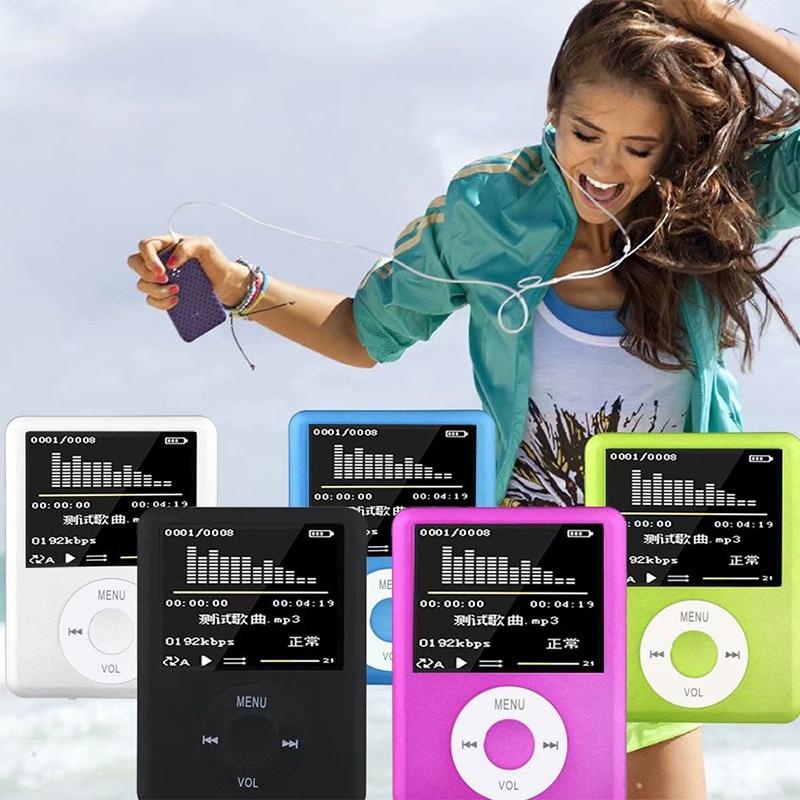 1.8 Inch Tft Mp4 Player W / Tf Slot Recorder Fm E Book & Calendar - Baby Blue