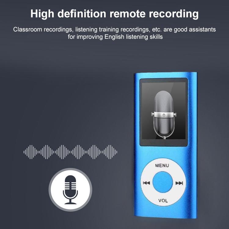 1.8 Inch Tft Screen Metal Player With Tf Card Slot Recorder Fm Radio E Book & Calendar - S-Mp4-4305Tt