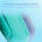 Foldable Wired Gaming Headset With Mic - White