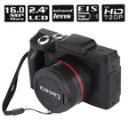 Hd 720p Recording Flip Screen Digital Camera with Interchangeable Lens and Infrared Lens - White