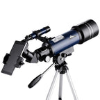 High Definition Astronomical Telescope with Tripod and Phone Clip - White