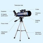 High Definition Astronomical Telescope with Tripod and Phone Clip - White