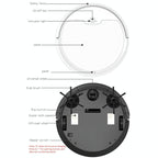 Smart Path-charging Sweeping Robot for Household - White